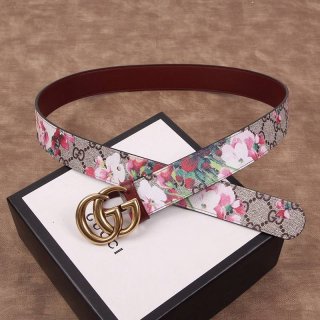 ★Popular in Japan! Gucci women's GG belt replica, 3.5cm width guo76971
