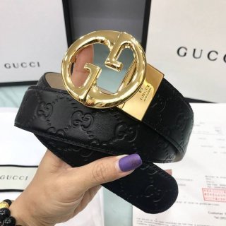 Eye-catching super limited edition? Gucci women's G belt copy 35mm guf51759