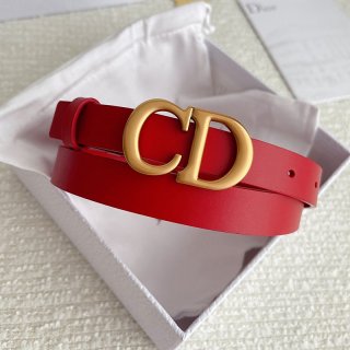 Eye-catching color Dior belt replica 20mm calfskin saddle deo75490