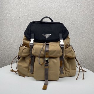 Prada ☆ Technical fabric Saffiano leather backpack pul53512