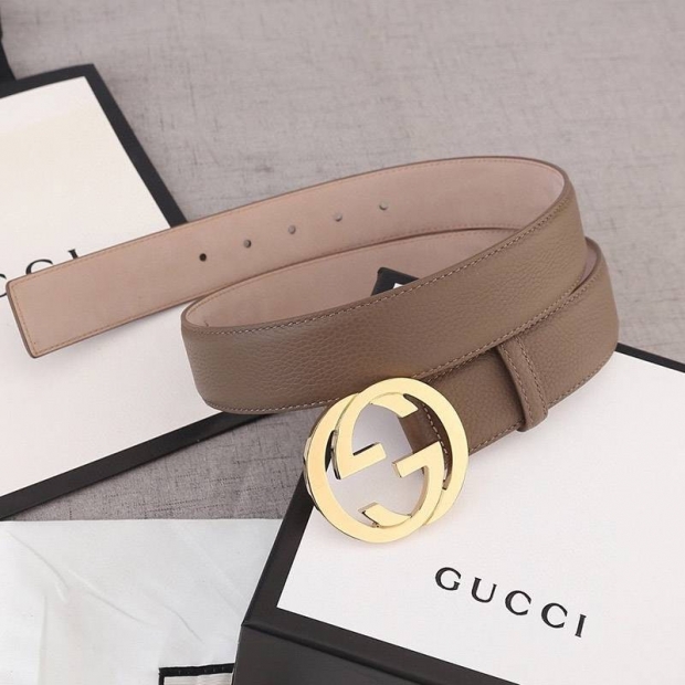 ☆Super popular☆Gucci belt replica Double G buckle Imprime 4cm width gux61098