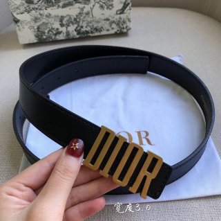 Eye-catching color Dior belt copy d-fence 30mm calfskin dex10740