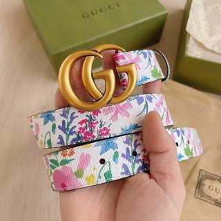 Hard to find Gucci x Ken Scott replica GG Marmont leather belt 3.0cm width guz69829