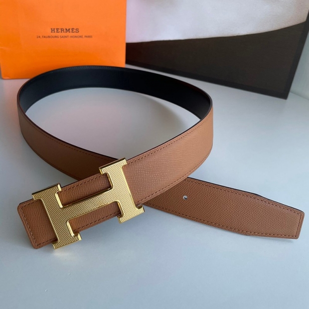 Classic Hermes replica belt buckle Constance reversible belt 38 mm erh77725