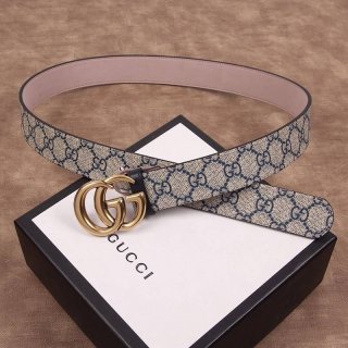 Extremely rare! Popular Gucci women's GG belt replica 3.5cm width gup05080