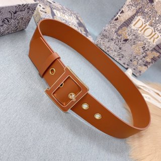 No.1 popular new Dior belt copy Diorquake logo calf leather 50mm dek25684