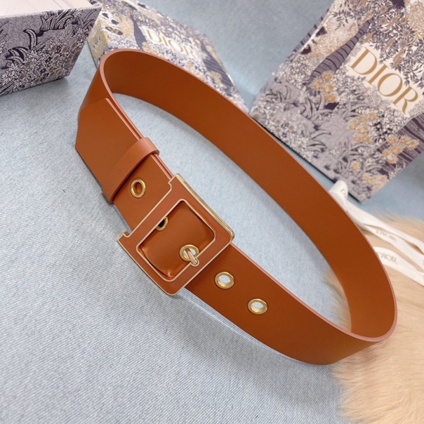 No.1 popular new Dior belt copy Diorquake logo calf leather 50mm dek25684
