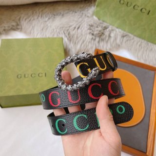 Rare Gucci 100th Anniversary Replica Women's Belt 3.0cm Width guy84761
