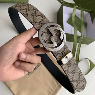 Love at first sight? High quality Gucci belt? ★GG Supreme GG buckle belt 3.8cm width gut59932
