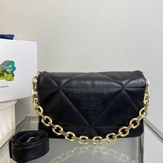 Rare color [Prada] Padded nappa leather shoulder bag replica pug85064