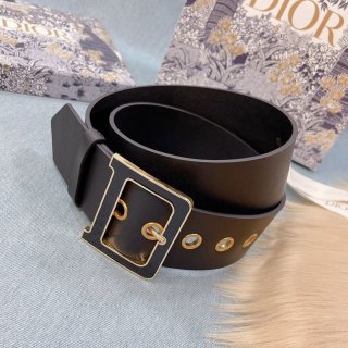New spring Dior belt replica Diorquake logo calf leather 50mm deo98172