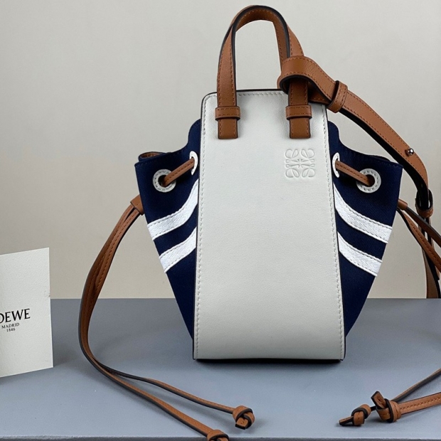 Rare Loewe Hammock Replica Drawstring Shoulder Bag lok40677