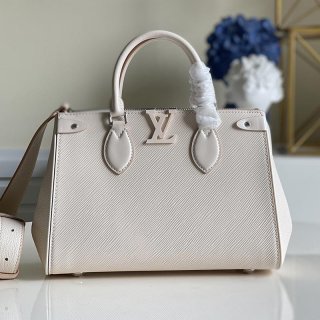 Sale New Louis Vuitton Grenelle Tote PM Replica Epi Beige vud45361