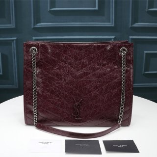 Rare color Saint Laurent tote bag copy Niki crocodile leather shopping bag Sae65228