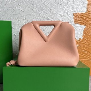 No customs duties Bottega Veneta Point Replica Top Handle Small Bag ★ Flamingo Pink boh81584