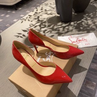 The hottest topic! Louboutin Kate 8.5cm pumps fake alligator pattern leather Ruo43468
