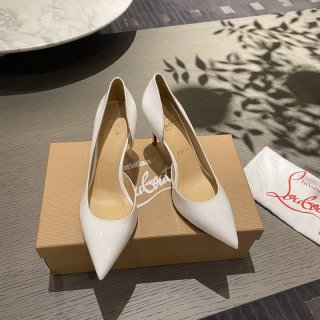 Extremely rare! Louboutin Kate 8.5cm pumps alligator pattern leather Rur26598