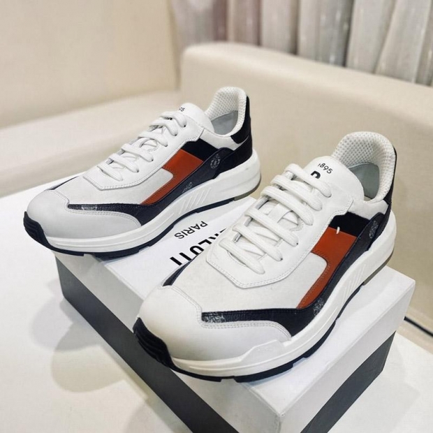 ☆Super popular☆ Berluti sneakers replica ◆ High quality Scritto leather x nylon clean sneakers ber54361