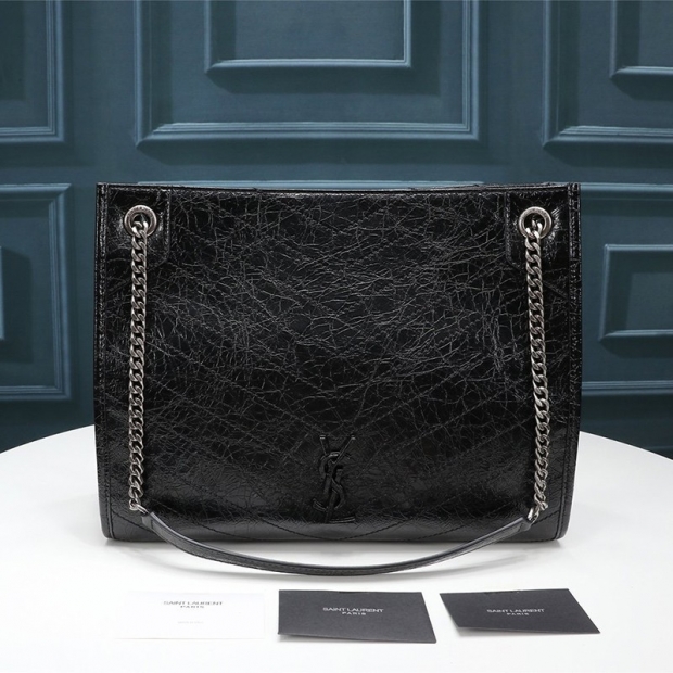 Rare color Saint Laurent tote bag copy Niki crocodile leather shopping bag Sam17950