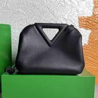 Bottega Veneta Point Copy Top Handle Small Bag ★ Black boo98882