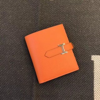 Hermes Bearn Compact Replica Topson Silver Hardware h19072