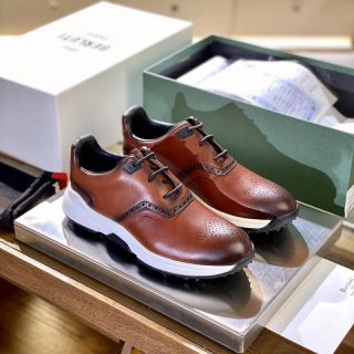 Comfortable Berluti Sneakers Swing Leather Golf Shoes bew98219