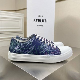 Berluti sneakers 21ss*Scritto canvas low cut bef23030