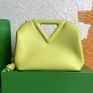 Rare Bottega Veneta Replica Point Top Handle Small Bag ★ Chartreuse Yellow boc24530