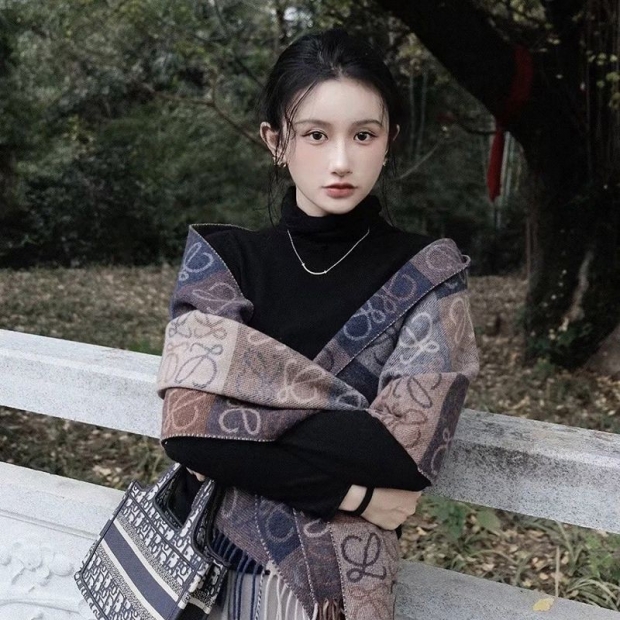 ☆Super popular☆Loewe Anagram Line Scarf Replica (Wool & Silk & Cashmere) loy46463