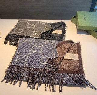 Rare Gucci wool scarf jacquard replica guz87332