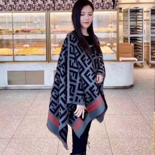 21AW new Fendi scarf fake wool intarsia tassel fea48961
