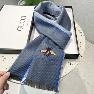 Sure to sell out: fake Gucci bee stripe cashmere scarf gui15948