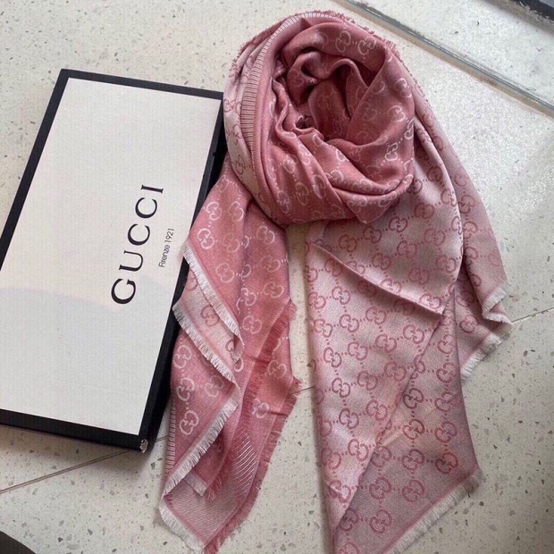 ★Popular in Japan!! Gucci★GG wool lame jacquard scarf/muffler guc09553