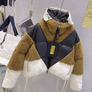 Sale New Moncler Nylon Fleece Panel Jacket Replica mox98581