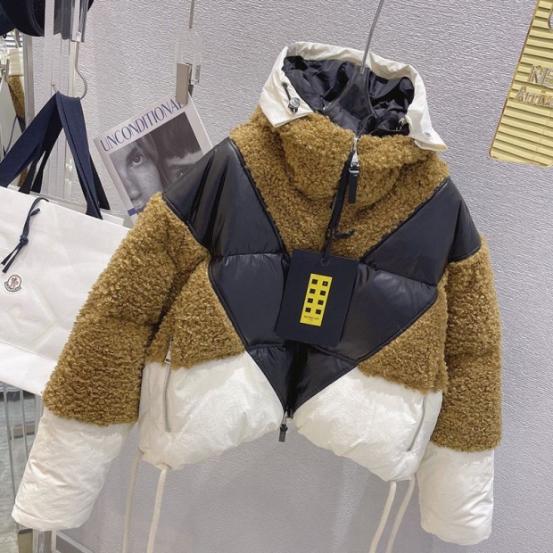 Sale New Moncler Nylon Fleece Panel Jacket Replica mox98581
