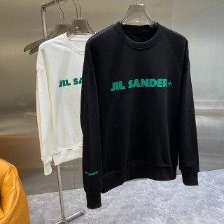 The hot topic! Jil Sander hoodie copy with logo embroidery sweatshirt hoodie Jie28921