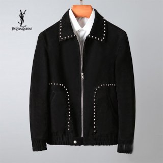 Standard domestic delivery ★ Saint Laurent copy ★ Teddy men's bomber jacket? 354718Y10W
