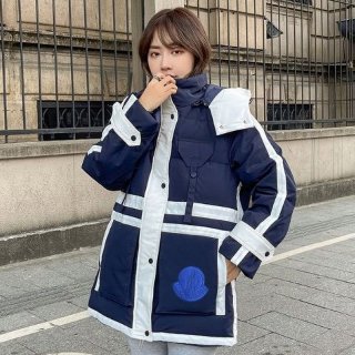 Competition Moncler Panel Down Jacket Replica 2 Colors moa97036