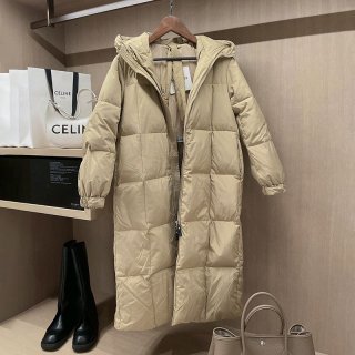 Free shipping Max Mara replica long down jacket khaki mai75316