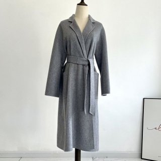 Best Price Max Mara Replica Ludmila Cashmere Coat Marble Grey mal07472