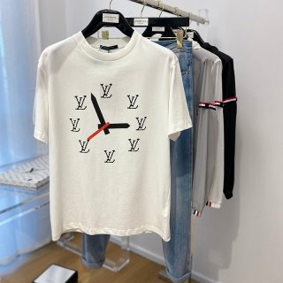 No. 1 in cumulative total sales! [Louis Vuitton T-shirt copy] Printed cotton T-shirt vus86992