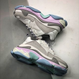 Eye-catching color Balenciaga Triple S fake sneakers bal91360