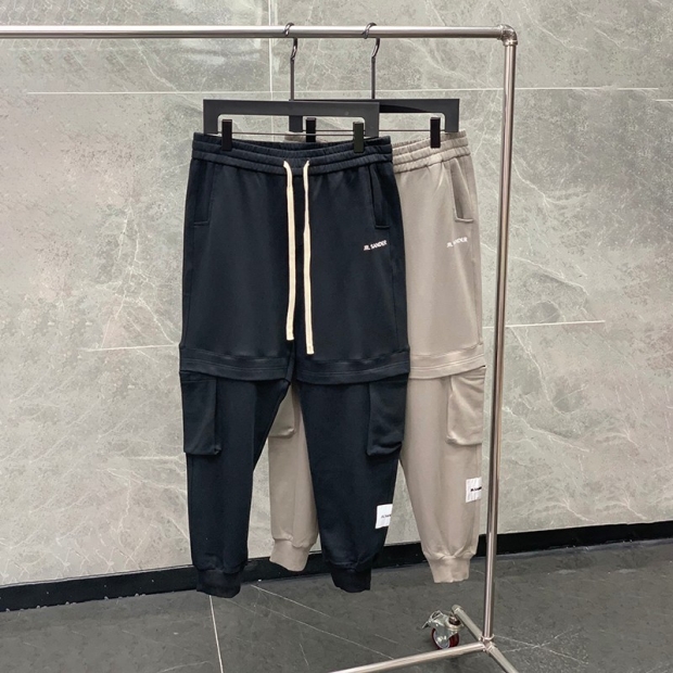 Sure to sell out! Fake Jil Sander pants Monogram★Cotton sweatpants in 2 colors Jiu83032