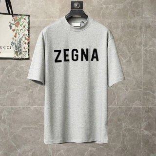 No.1 Popular Ermenegildo Zegna x Fear of God Replica Collaboration T-shirt Gray fis83844