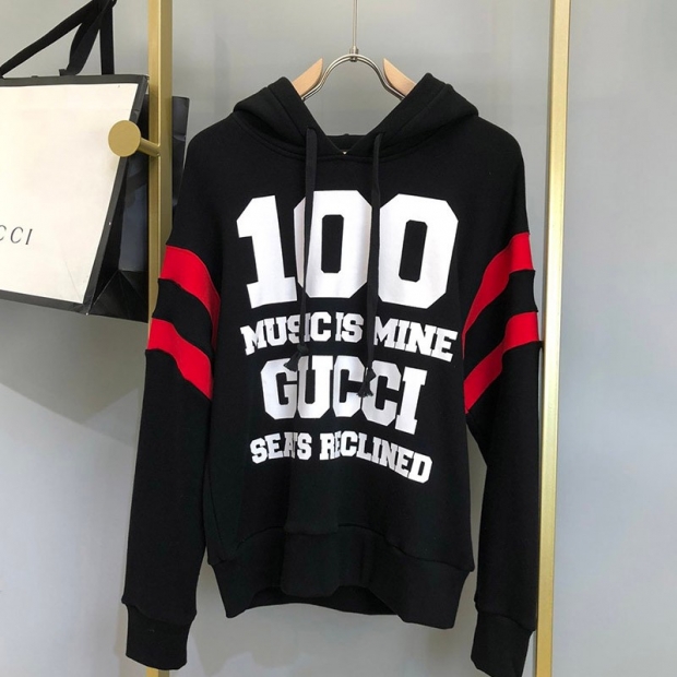 Super Hot Topic! [21AW] Gucci 100% Cotton Fake Sweatshirt Hoodie guy06923