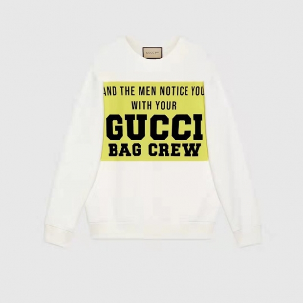 Love at first sight? [100th Anniversary] Gucci ◇ Cotton Sweatshirt Copy Shirt gue61822
