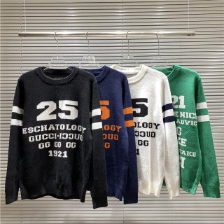 No.1 Popular Gucci 100th Anniversary Sweater Wool Tops Copy Logo Pret-a-porter gun10566