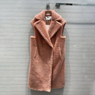 New for Autumn/Winter, Max Mara Teddy Bear Vest, Fake Pink, mab06826