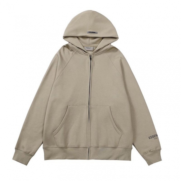 Love at first sight? Fear of God Essentials Hoodie Replica Khaki fij15663