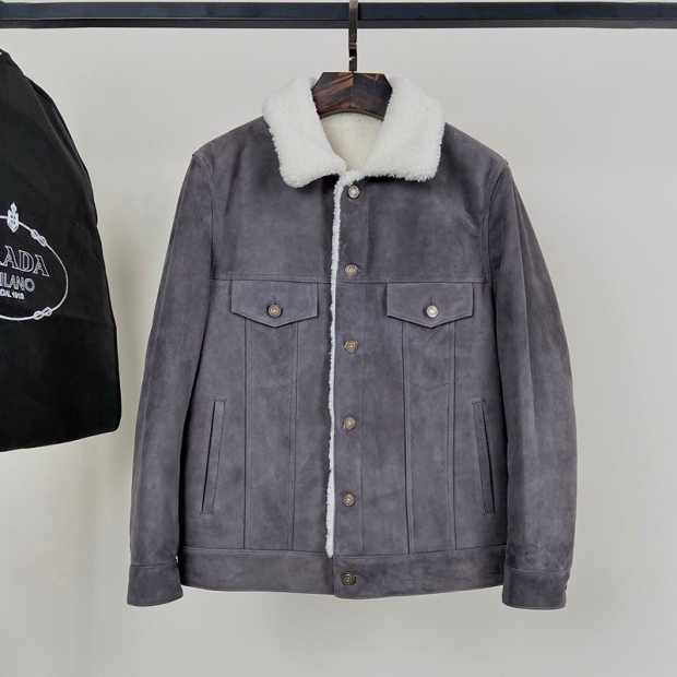 Eye-catching color★Saint Laurent replica★Denim Destroyed Jeans Jacket Sar35123
